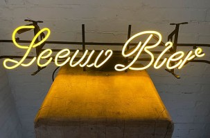 leeuw bier lichtreclame letters